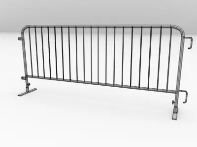 Crowd Barrier 3D model