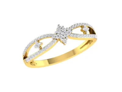 Solitaire Engagement Wedding Women Ring 3dm STL OBJ FBX Details 3D print model purchase
