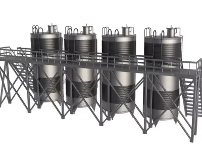 Steel Tanks Collection 3D model