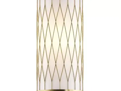 Untitled savoy pendant light in gold 3D model