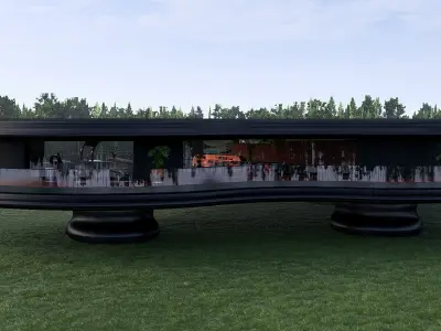 FuturisticHouse 3D model