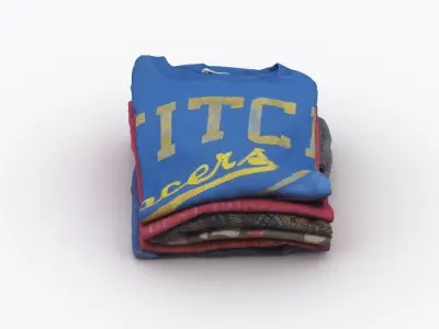 T-Shirt Pile 2 3D model