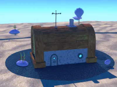 The Krusty Krab 3D model