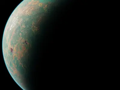 Planet Quetta 12K Cycles 3D model