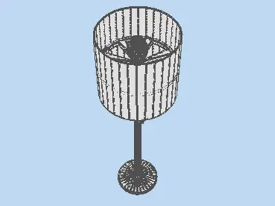 Lamp - Standing 3D model