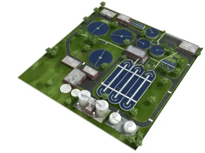  Realistic Water Treatment Plant 