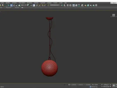 Miconos Pendant Light Low-poly 3D model