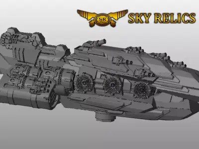 SKY RELICS - 18 BLACK KNIGHT 3D print model