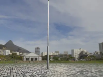 Street Light 12 version 6 5m with pole 2 Low-poly 3D model