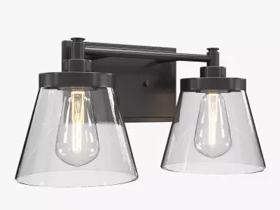 Hinton P300349 Bath Vanity Wall Light 3D model