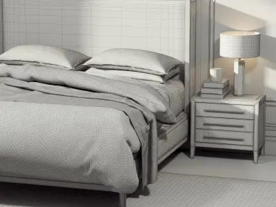 Bedroom interior 214 3D model