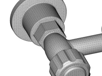 Stylish Shower Tap 3D print model