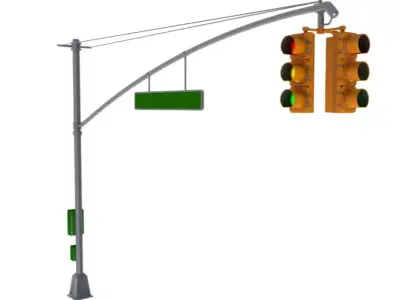 Traffic Lights 3D model