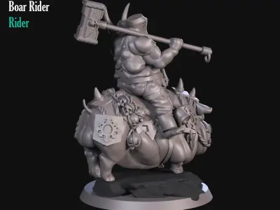 Ogre Rider 3D print model