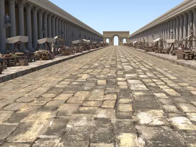 Ancient city of Anavarza 3D model
