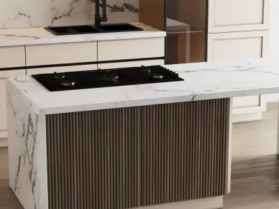 Kitchen 017 3D model