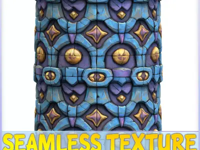 Stylized Wall Seamless Texture Texture 39