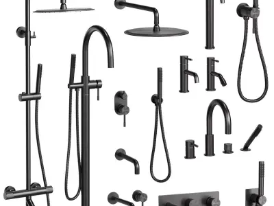 Boheme Uno Faucet Set 3D model