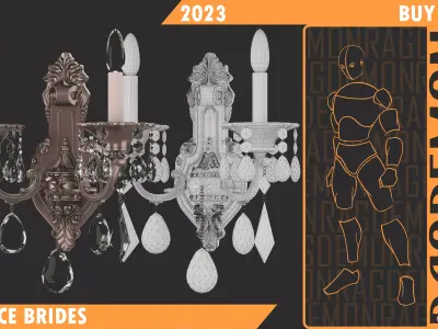 Sconce Brides 3D model