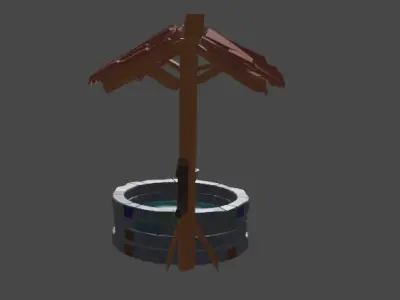 Medieval Well  3D model