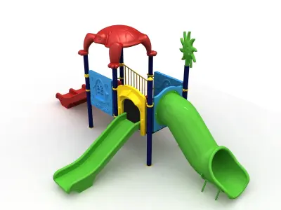  3D Special Metal Playpen 047 3D model