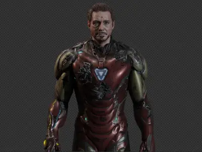 Iron Man - Tony Stark - Mark 85 from Avengers Endgame 3D model