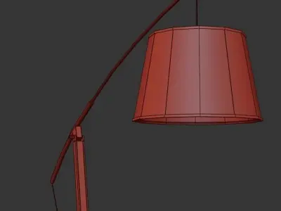 BELFORT arc floor lamp 3D model
