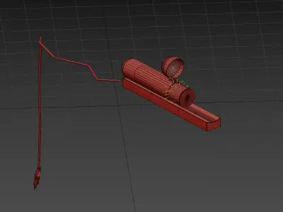 ISP LED Table Lamp by Ilia Potemine 3D model