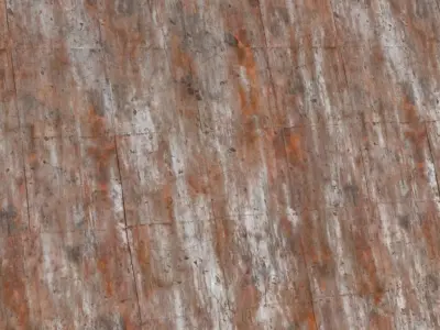 Extreme Rusty Industrial Metal Plates PBR Seamless Texture