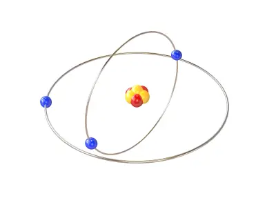 Lithium Chemical Element v2 001 Low-poly 3D model