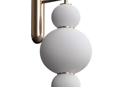  Pearls Wall 3D model