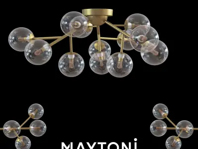 Ceiling lamp Dallas MOD545PL-12G Maytoni Modern Free 3D print model