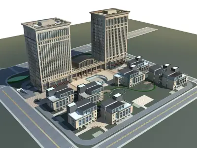 Office Building 3D model