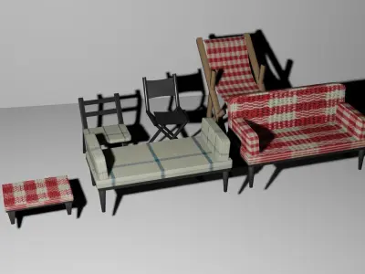 Comprehensive 3D Chairs Collection 3D model