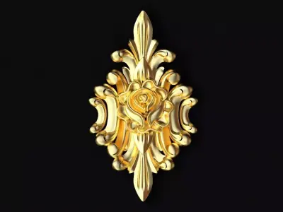 dekor ornament 3D model 46