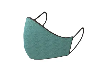 Mask v1 010 Low-poly 3D model