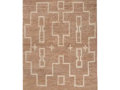 HAZAL JUTE RUG 3D model