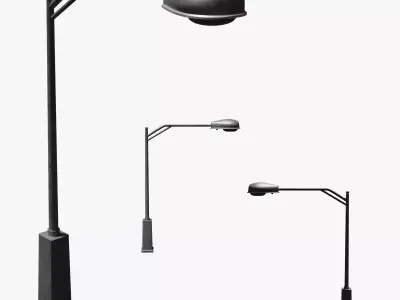 Lamp Street LightPost Series ModernUrbanLux LT2 N2 - G2 3D model