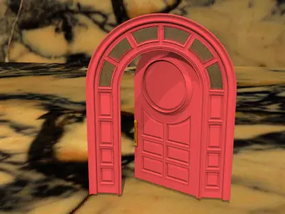 3d door model 3D model purchase
