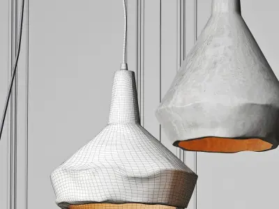 Pendant lamp LIKE PAPER 3D model