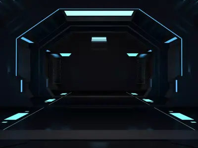 Sci Fi Interior 3D model