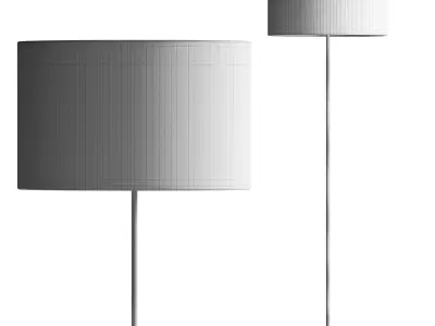 Hay Cast Drum Shade Floor Lamp 3D model