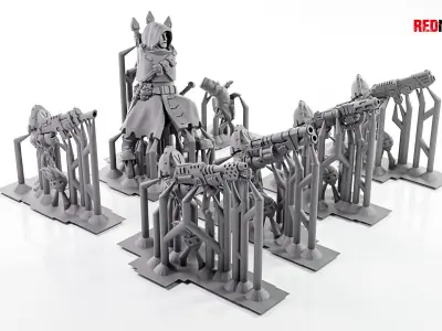 Janissaries - Squad of the Imperial Force 3D print model