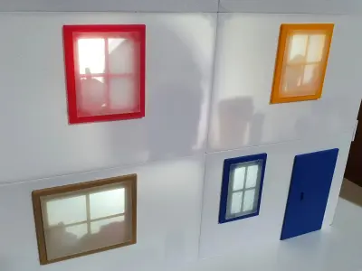 Doll House - OpenSCAD parametrizable 3D print model