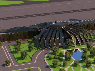 0011 - Architecture Airport - 2021 - 03 3D model