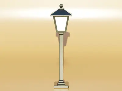 Street Lights Low-poly 3D model purchase