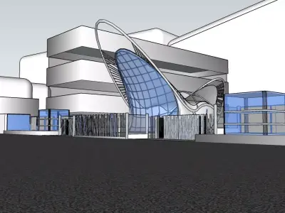 Entrance Gate 3D model get