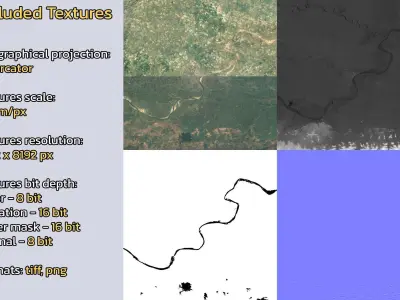 Varanasi India City Landscape 3D Model 3D model