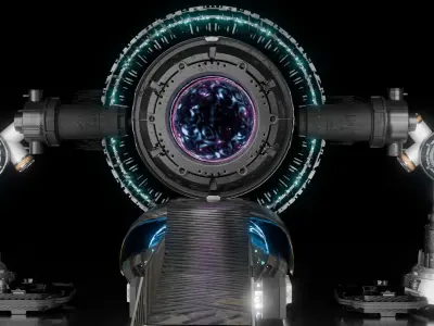 sci fi portal   3D model