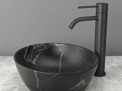 modern bathroom sink  3D model